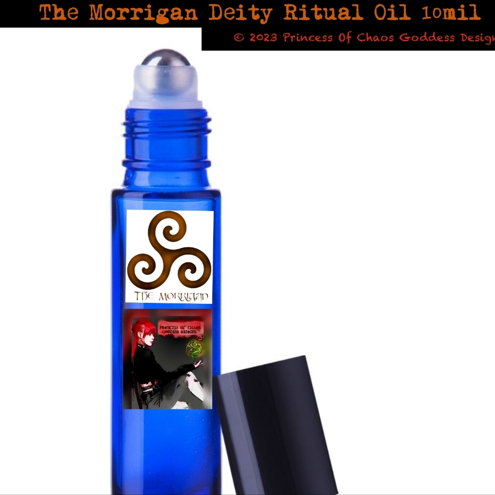 The Morrigan Celtic Goddess Deity Ritual Oil